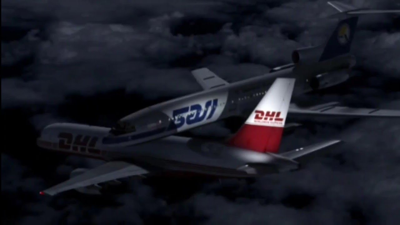 Bashkirian Airlines Flight 2937 & DHL Flight 611 - Crash Animation