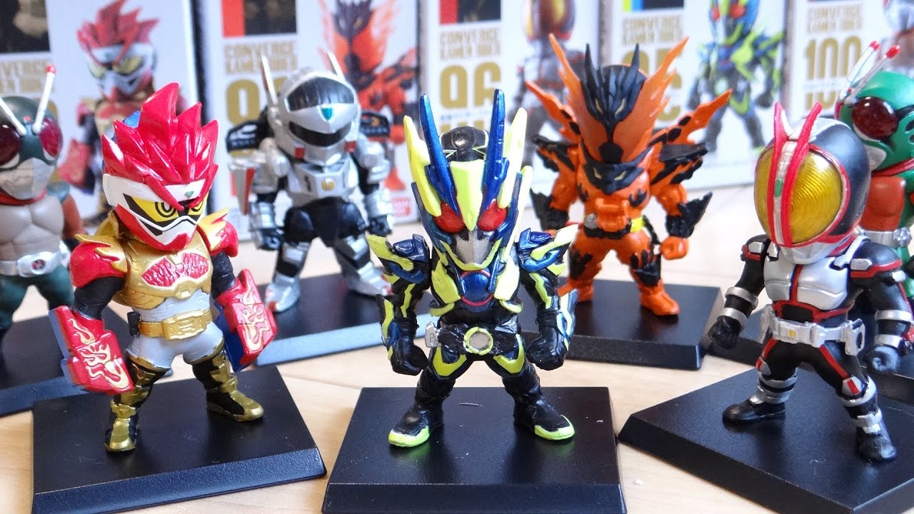 Faiz in his second round & Shining Assault Hopper! Converge Kamen