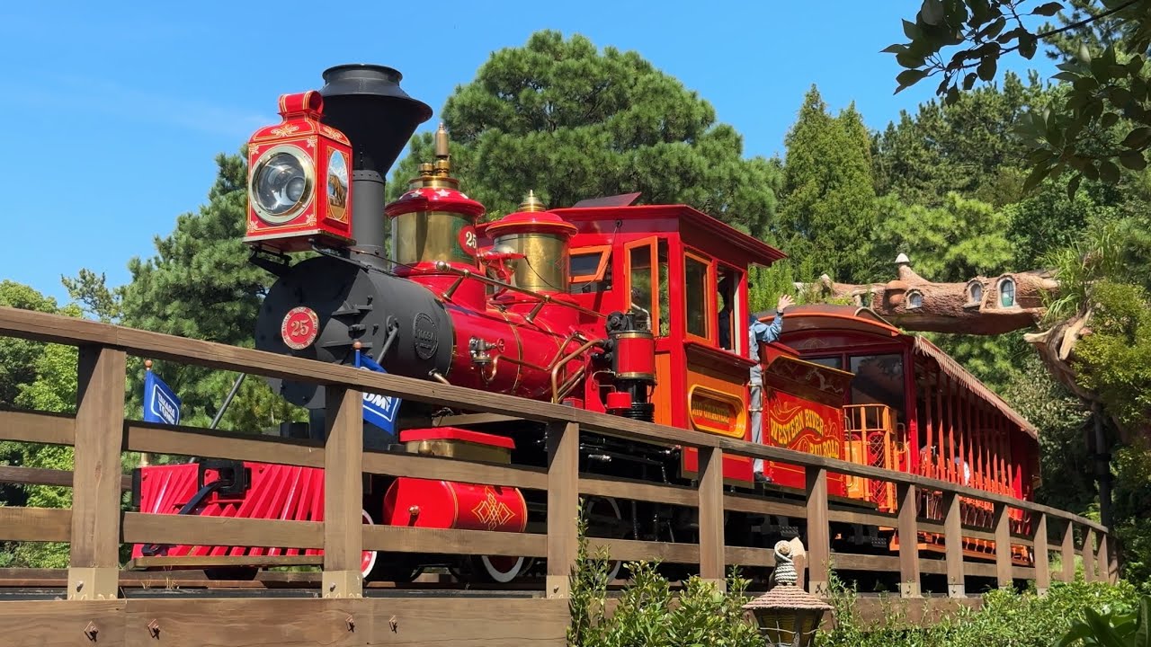 東京ディズニーランド ウエスタンリバーレールロード機関車リオ