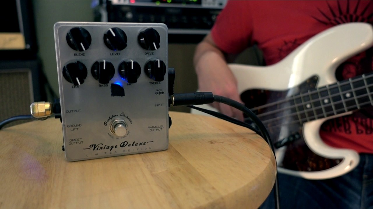 DarkGlass Vintage Deluxe Bass Pedal Review - YouTube