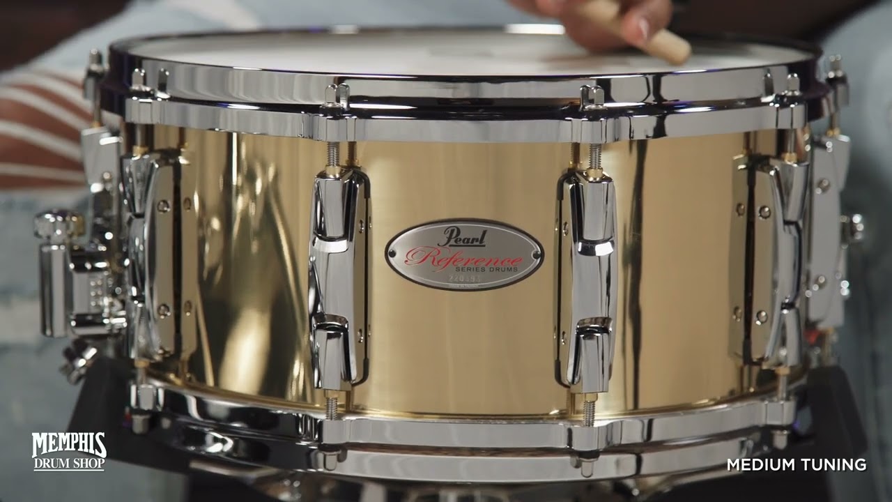 Pearl 14x6.5 Reference Brass Snare Drum (RFB-1465) – Memphis Drum Shop