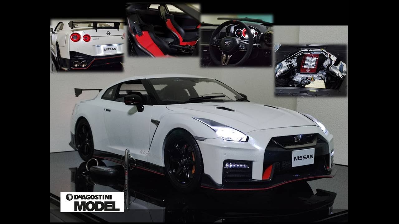 1/8 DeAgostini Nissan GT-R Nismo Light & Sound 1:8 - YouTube