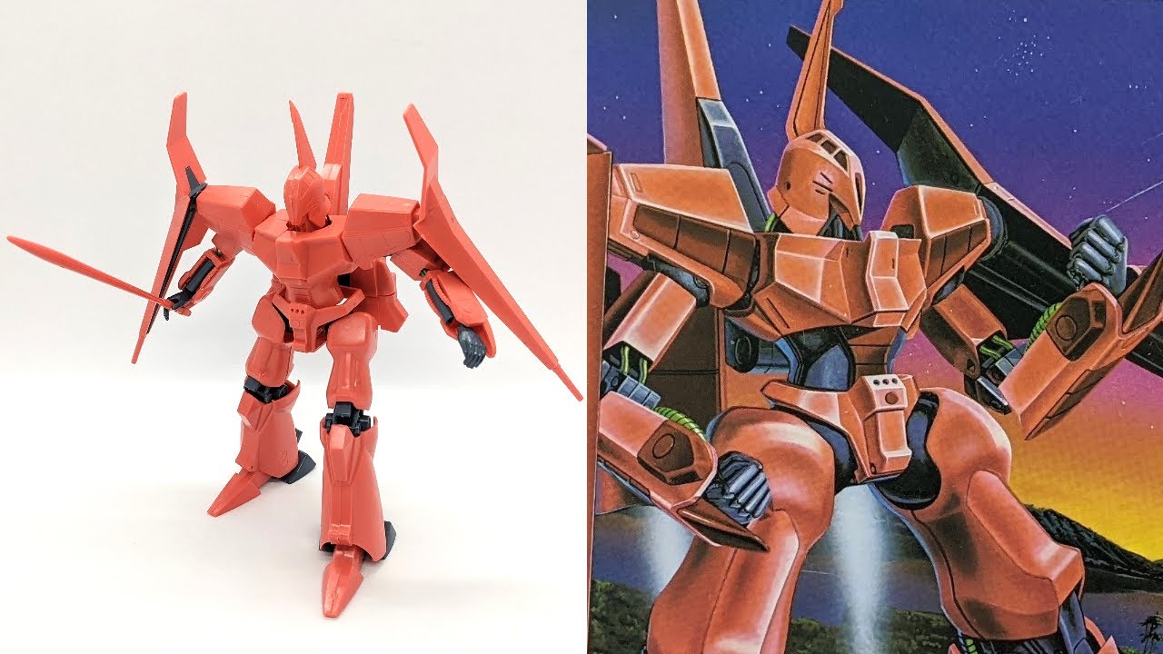 バンダイ 1/144ヌーベルディザード レビュー - YouTube