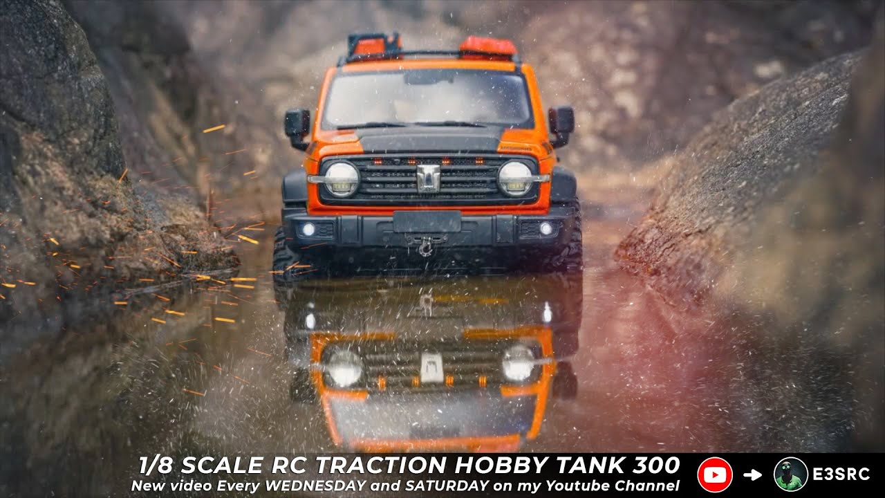 TRACTION HOBBY 1/8スケール TANK300【赤】RTR 2022 - GREATEST RTR RC