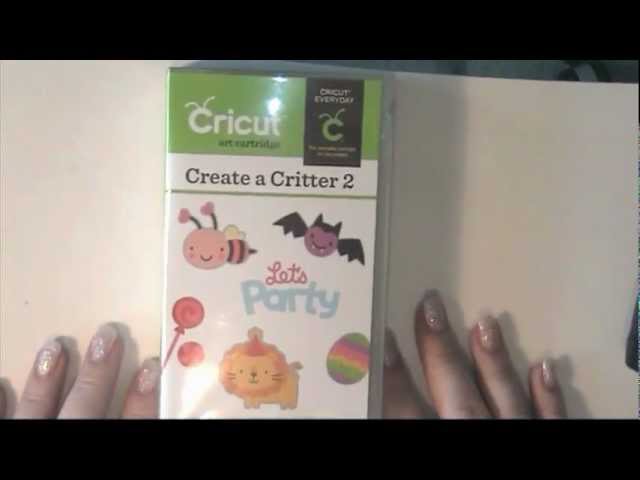 Cricut Cartridge Review - Create A Critter 2 - YouTube