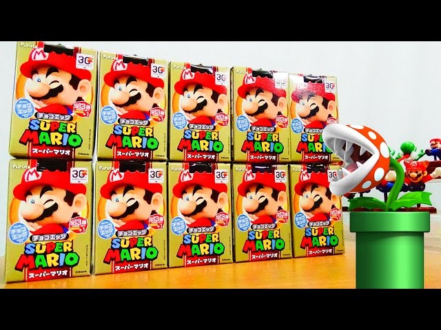 Unboxing] Chocolate Egg Super Mario 30th Complete Set, 3 left Part