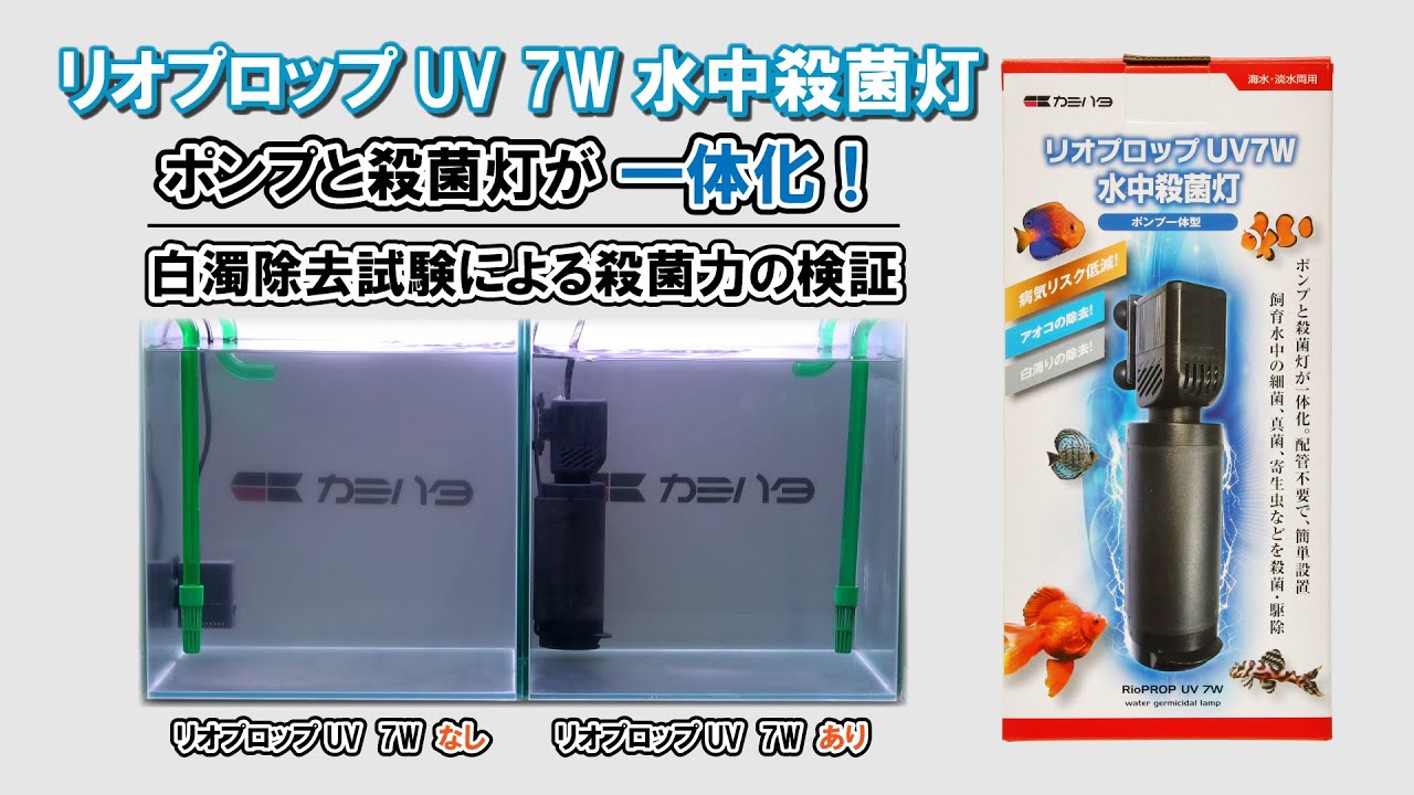 リオプロップ UV 7W 水中殺菌灯：殺菌灯 ～神畑養魚株式会社～