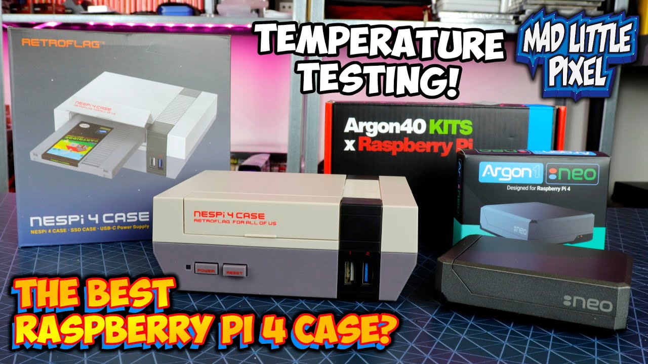 The BEST Raspberry Pi 4 Case? Retroflag NESPi 4 Versus Argon Neo