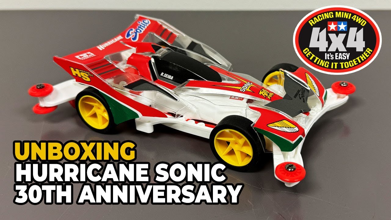 Limited Edition Tamiya Hurricane Sonic Mini 4WD Unveiling - YouTube