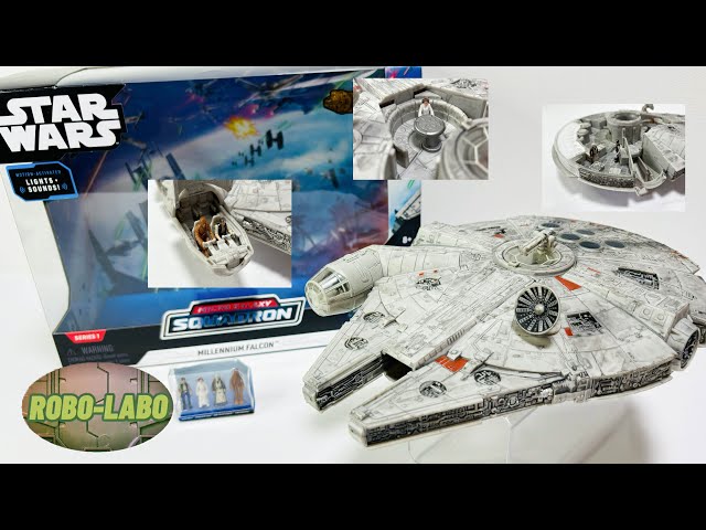 特撮 STAR WARS MILLENNIUM FALCON 基地遊び⁉️光る 鳴る❗️ 「銀河系