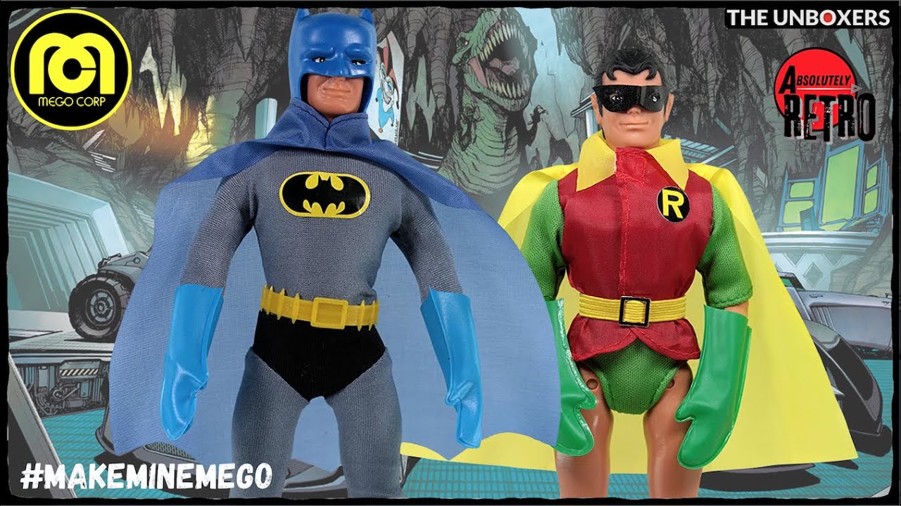 Mego World's Greatest Superheroes 50th Anniversary Batman & Robin