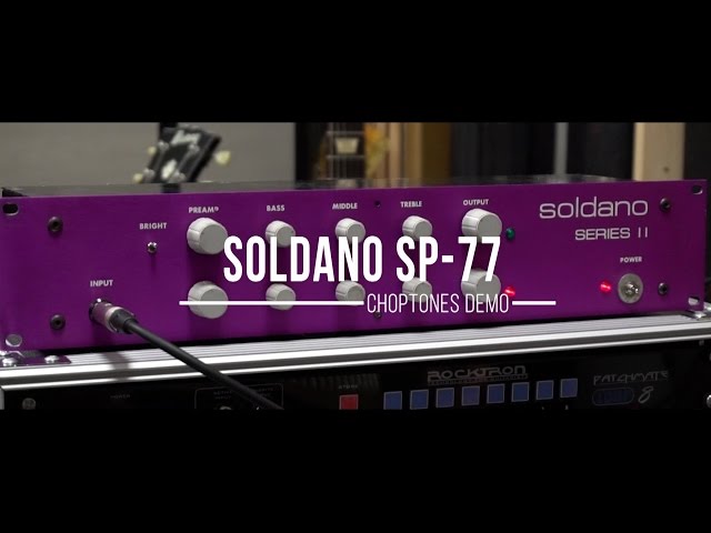 soldano ギタープリアンプ SP-77 SERIES II Soldano SP-77 Preamp