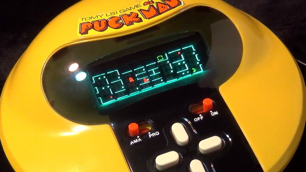 レトロFLゲーム 】トミー パックマン 丸形 かわいい本体 蛍光管 昭和