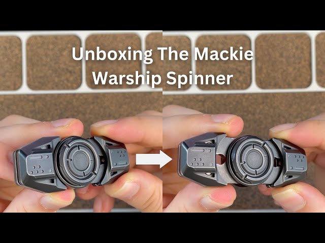 Mackie Warship spinner ハンドスピナー フィジェット MACKIE, WARSHIP