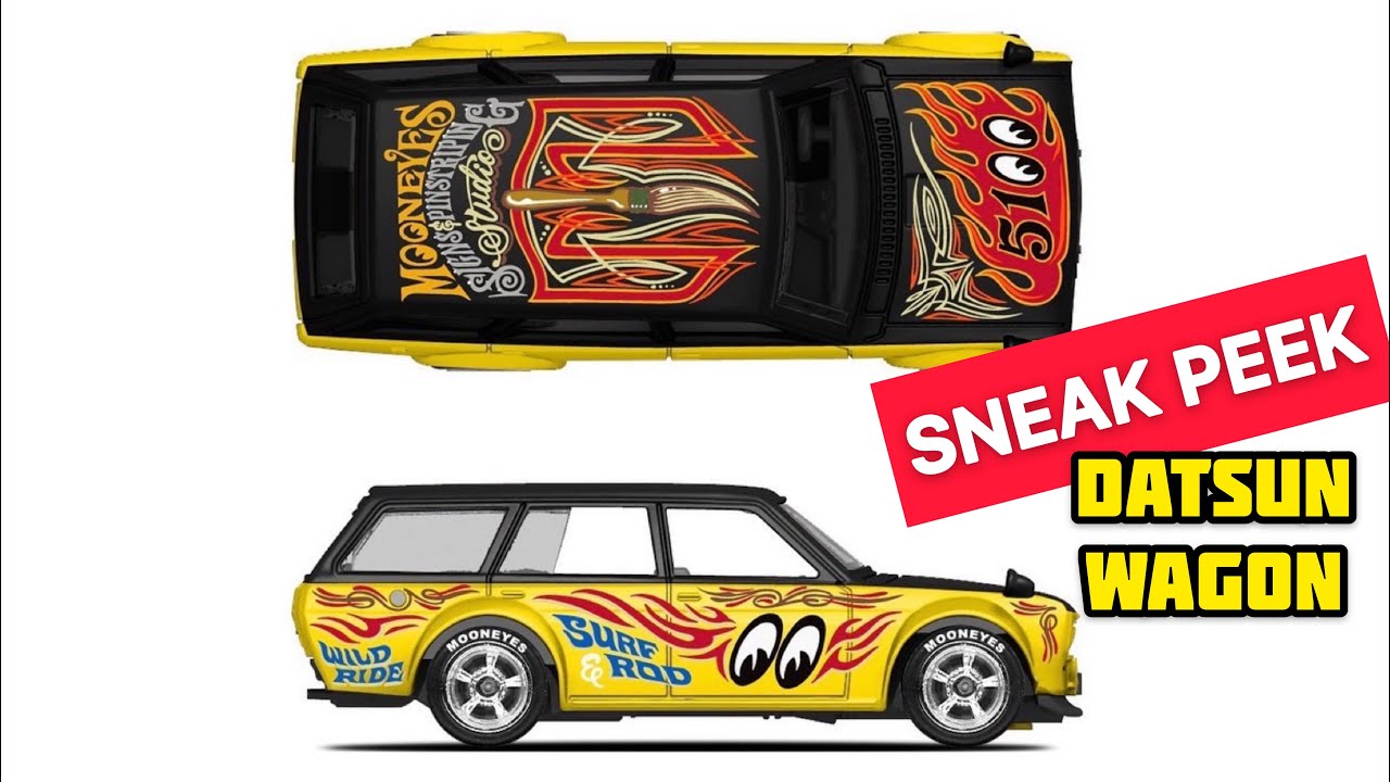 SNEAK PEEK: DATSUN WAGON MOONEYES - 2019 HOT WHEELS COLLECTORS