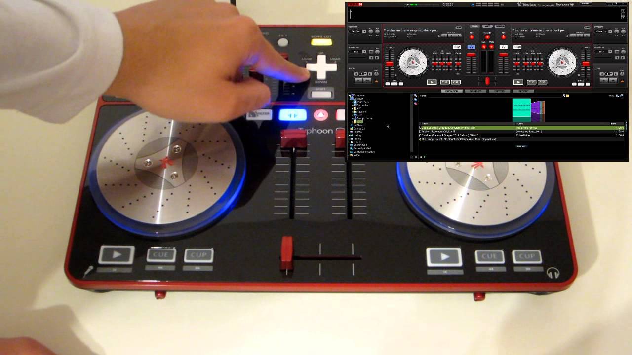 VESTAX TYPHOON - YouTube