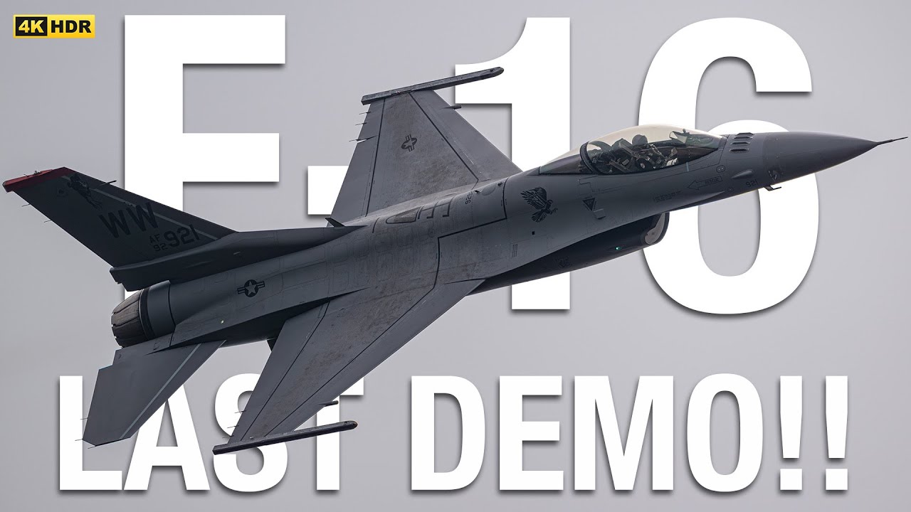 2025.5.30 三沢基地 PACAF F-16 DEMO TEAM ラストデモフライト