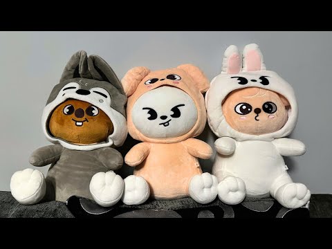 テディベアぬいぐるみ3個セット StrayKids SKZOO テディベア