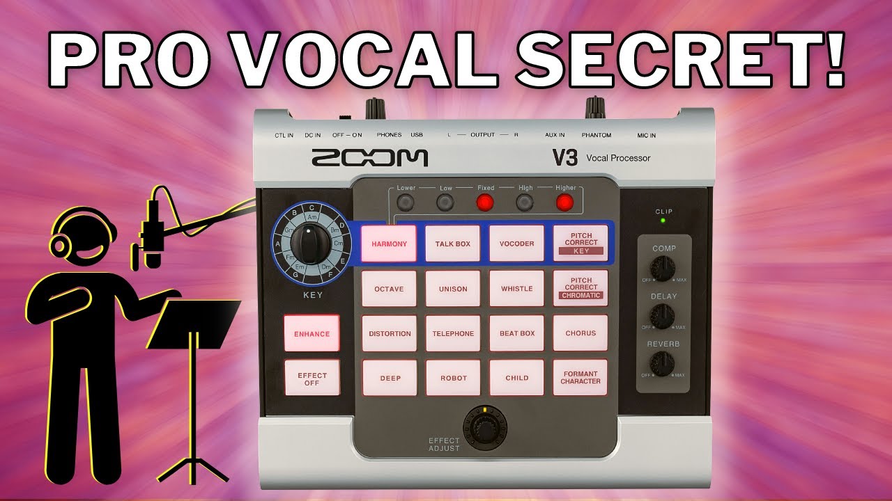 A Step-by-Step Guide To The Zoom V3 Vocal Processor Vocal Processor V3