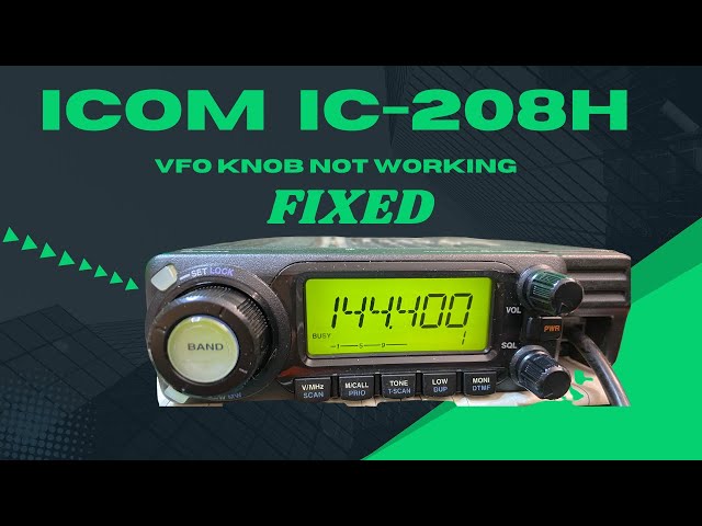 ICOM IC-208D LOW~HI 5W,15W, 50W 現完動 ICOM IC-208D LOW