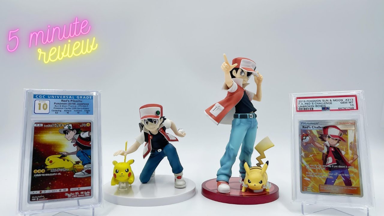 5 Minute Review - Kotobukiya Red with Pikachu - YouTube