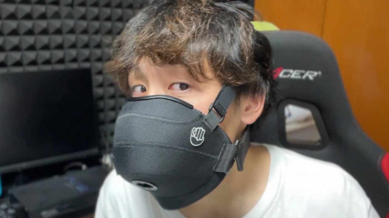 ombra v2(S-Mサイズ) 左ポート ゲーミング防音マスク OMBRA v2