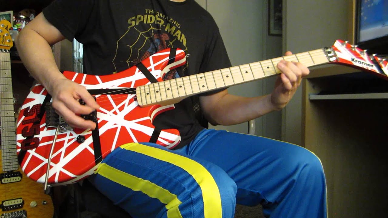Van Halen - 5150 on Kramer custom guitar - YouTube