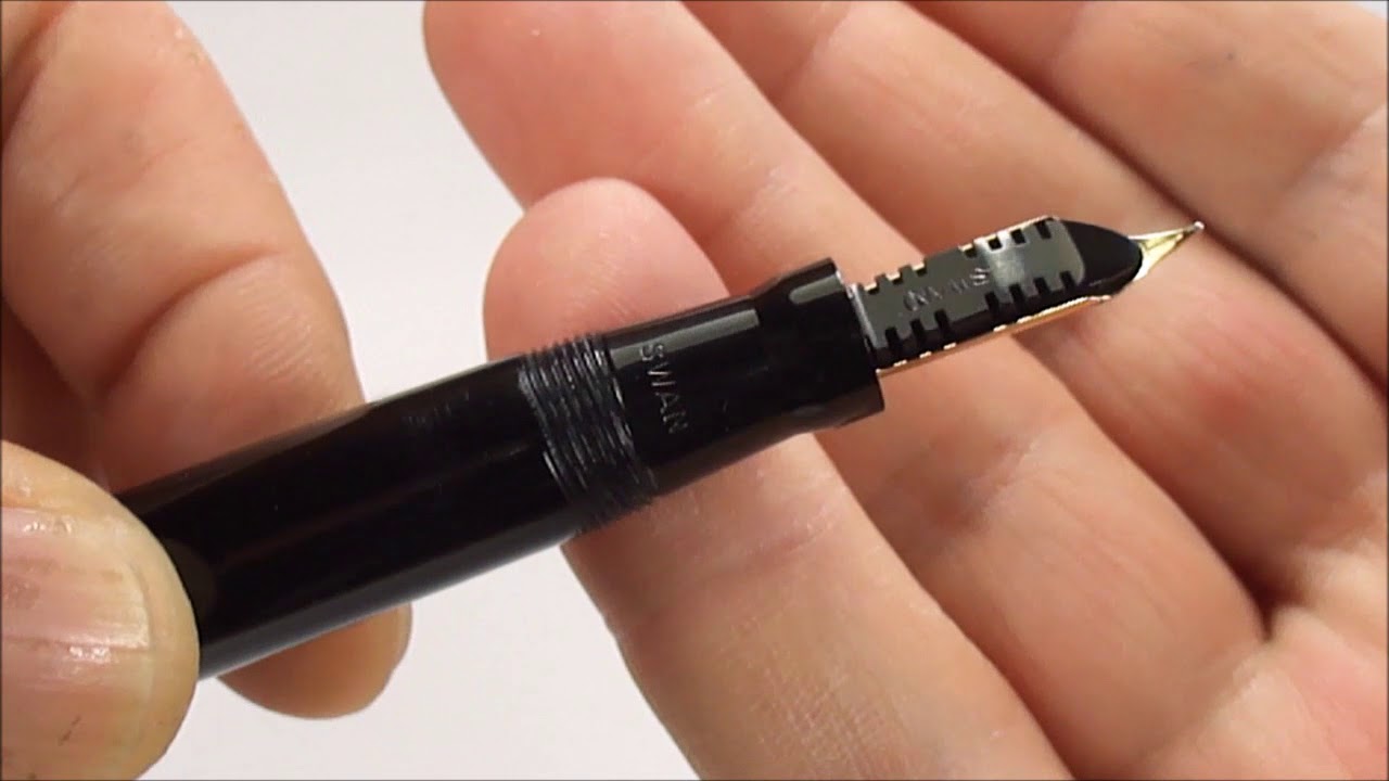 スワン万年筆レバーレス14K（Swan Fountain Pen）