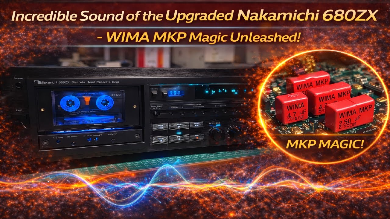 Incredible Sound of the Upgraded Nakamichi 680ZX | WIMA MKP Magic