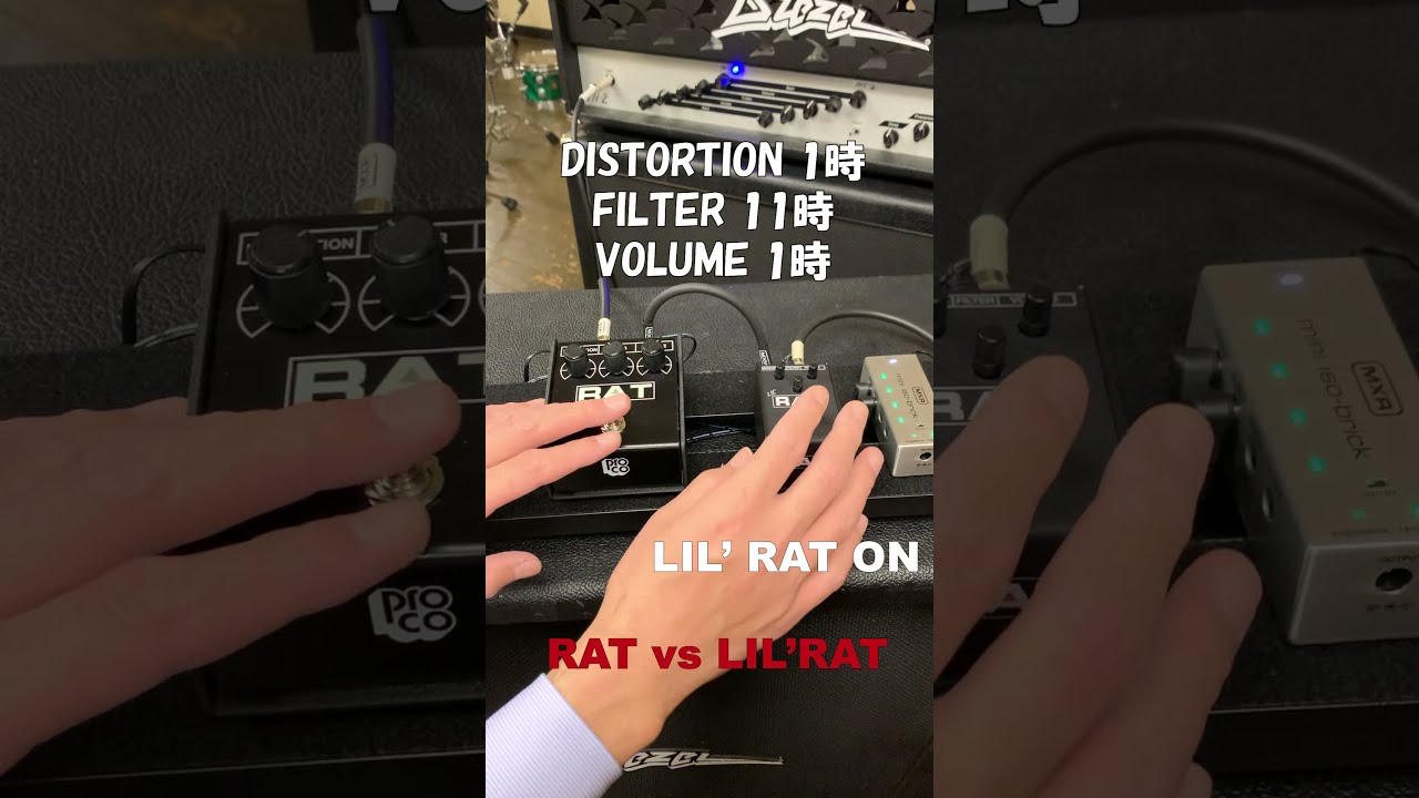 RAT ディストーションペダル ACアダプター付き RAT ディストーション