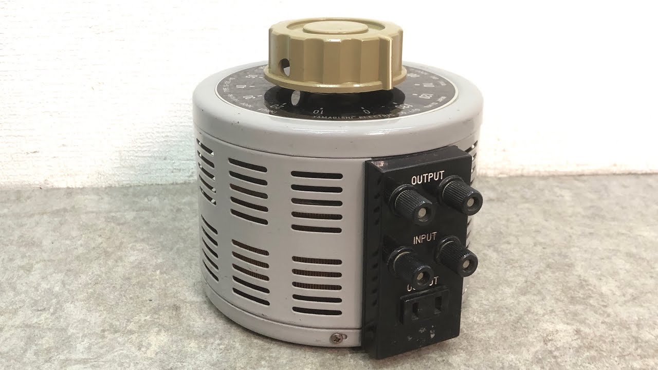 Asahi shikishima electric mfg. スライダック Asahi shikishima