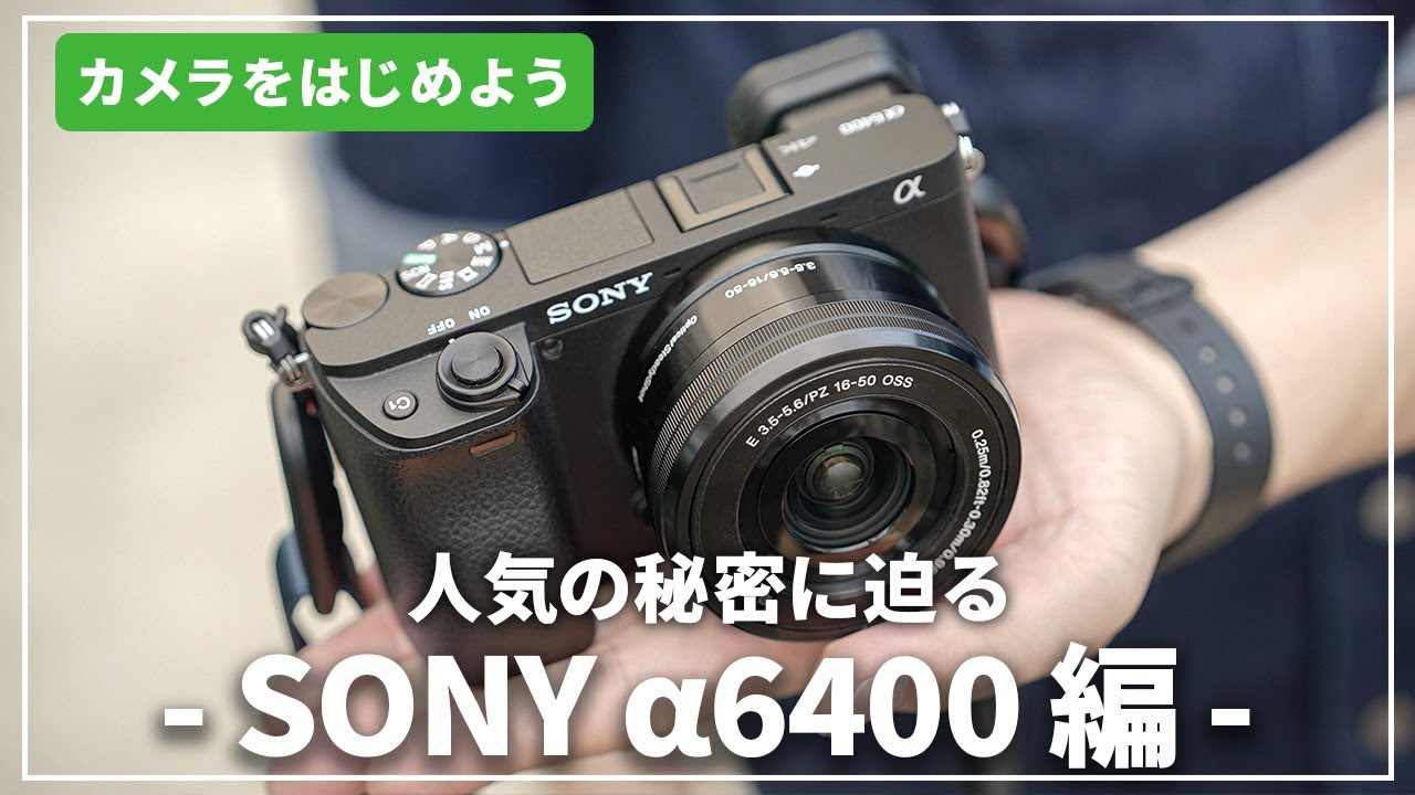 SONY α6400 SDカード2枚撮影すぐに使えるフルセット