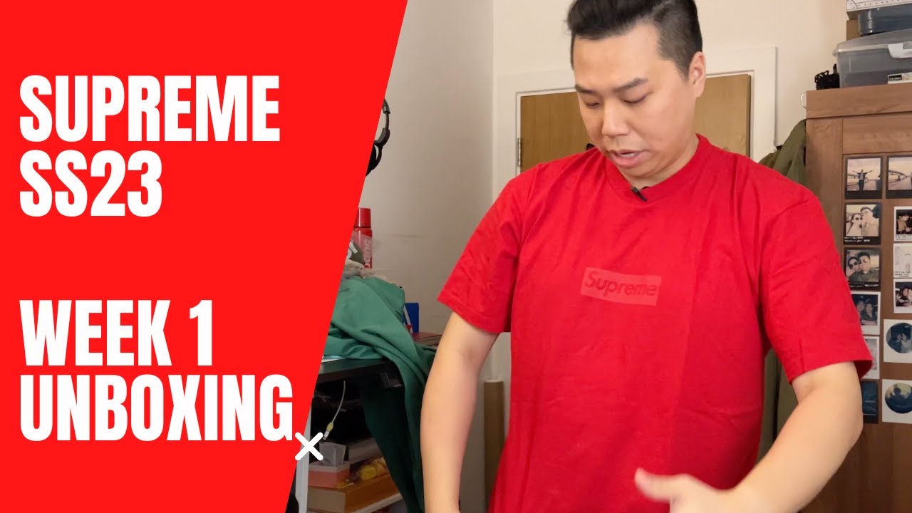📦 Unboxing the Hottest Drop of the Season: Supreme SS23 Week 1
