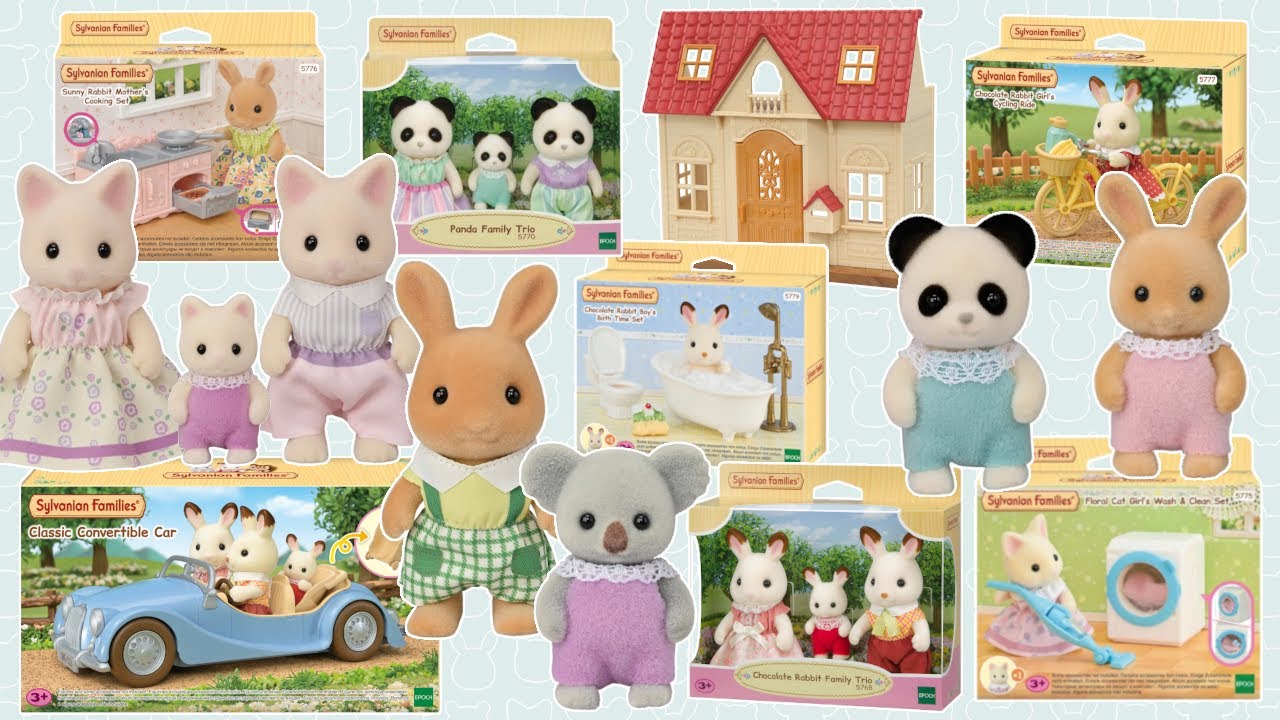 2024 Sylvanian Families Easy Buy range available! Cheap families