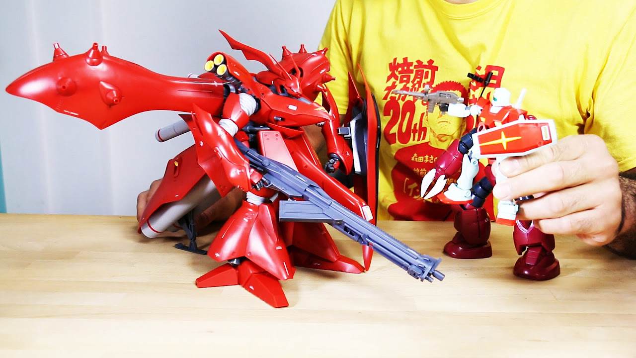 ガンプラ：RE ナイチンゲール完成レビュー動画！MG Hi-νガンダム Ver