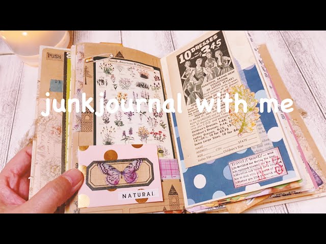 Amimi♪ジャンクジャーナル風☆Bee&butterfly Decorating the