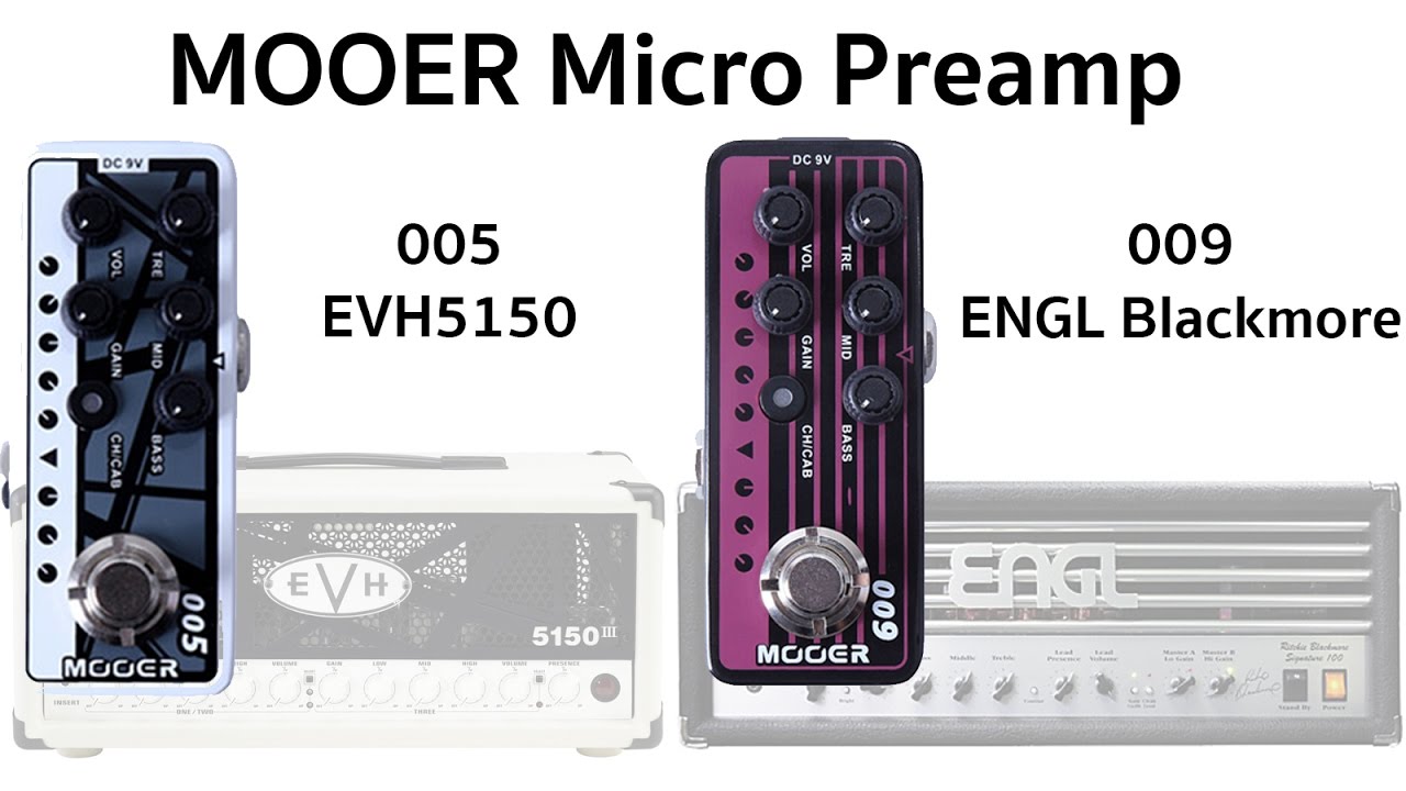MOOER 005 マイクロプリアンプ 5150 Mooer Micro Preamp 005