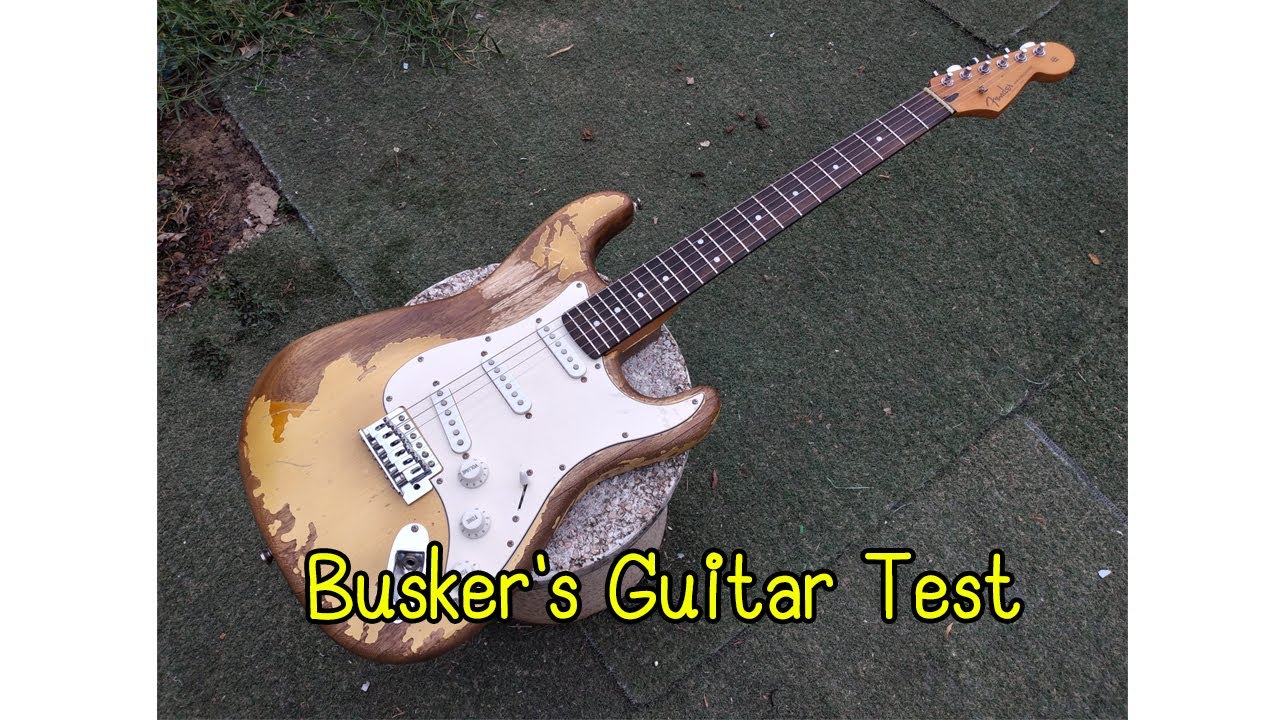 Busker's Guitar Test - YouTube