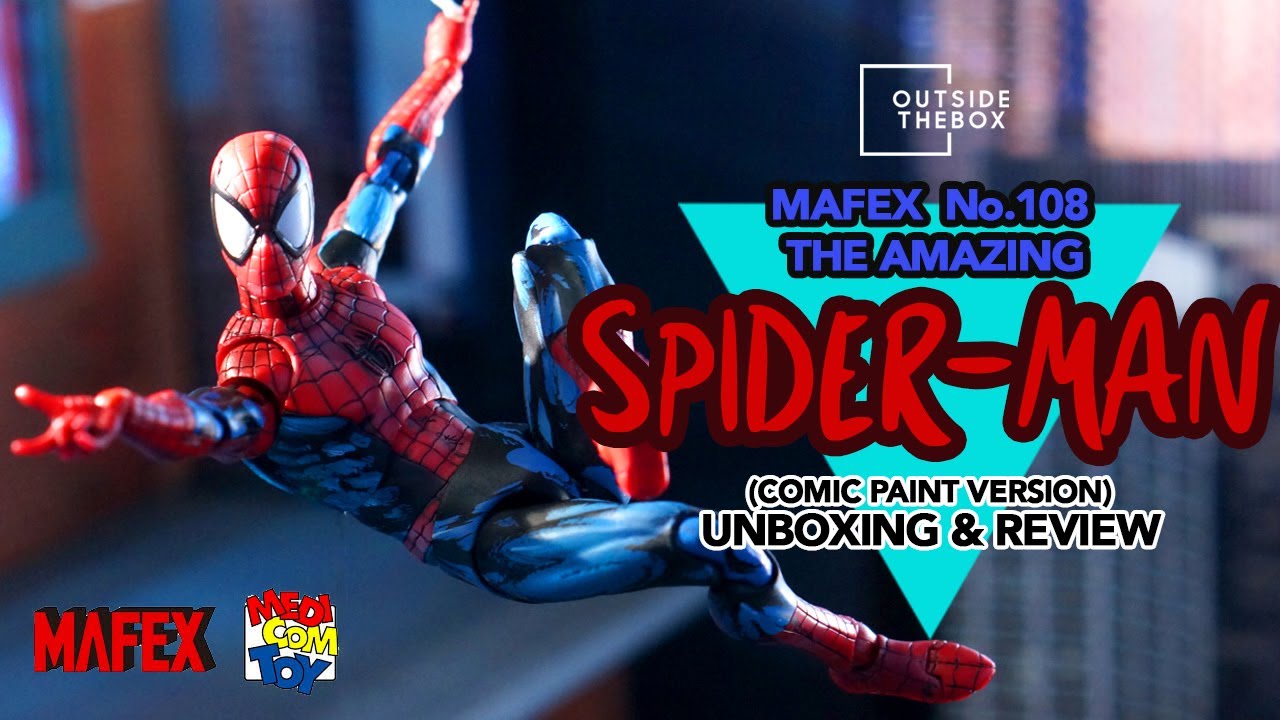 Mafex No.108 The Amazing Spider-Man Action Figure (Comic Paint Ver