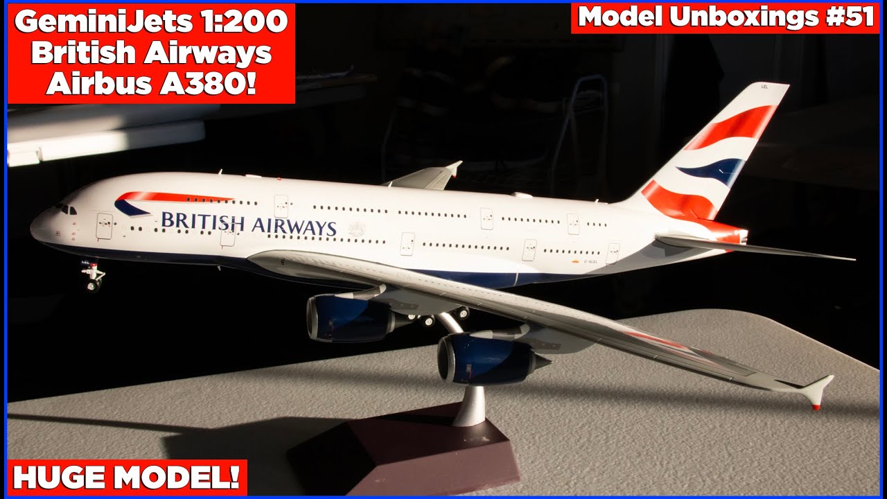 1:200 AIRBUS A380 by GeminiJets: This is MASSIVE! | Model