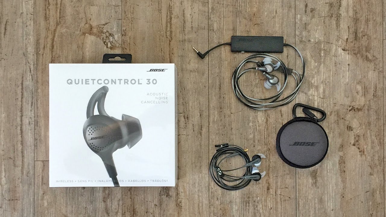 Wireless Noise Canceling Earbuds - Bose QuietControl 30 Review