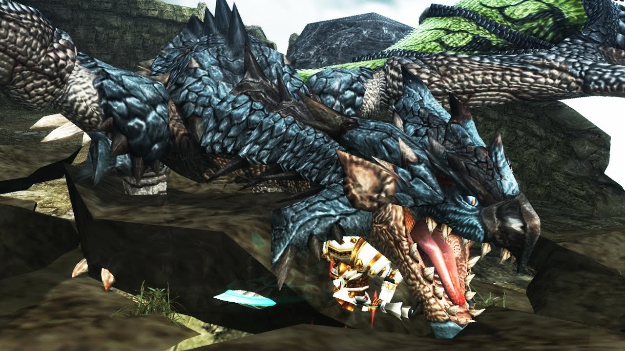 MHF-G】恐怖の地割れ攻撃！蒼火竜『G級リオレウス亜種』高グラフィック