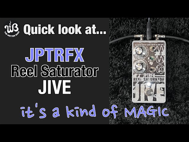 Boost, drive, fuzzeverything sounds better with a Jive, from