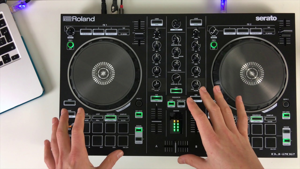 Roland DJ 202 - Review & Demo - Serato DJ Lite Controller - YouTube