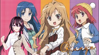 とらドラ！】 サイン色紙 逢坂大河 櫛枝実乃梨 川嶋亜美 とらドラ