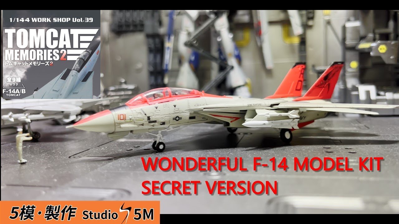 盒玩] 隱藏版Secret Version 1/144 F-14 TOMCAT MEMORIES 2 Aircraft