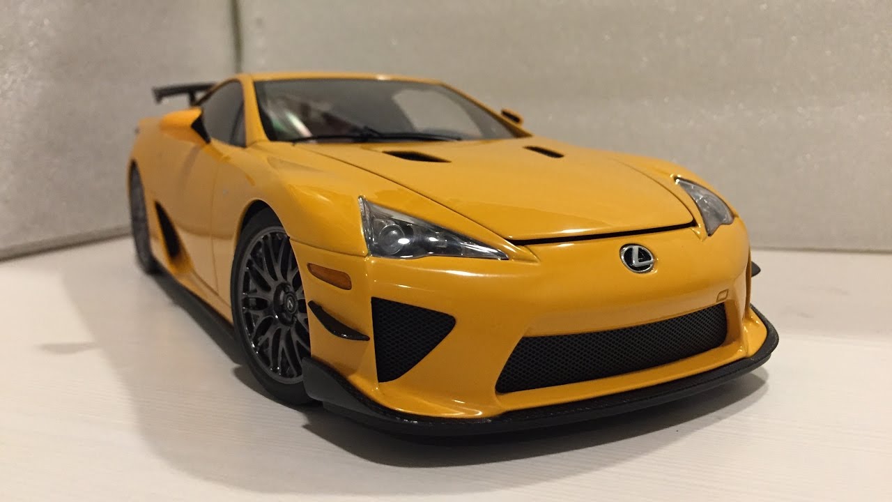 1/18 Autoart Lexus LFA Nurburgring Package - YouTube