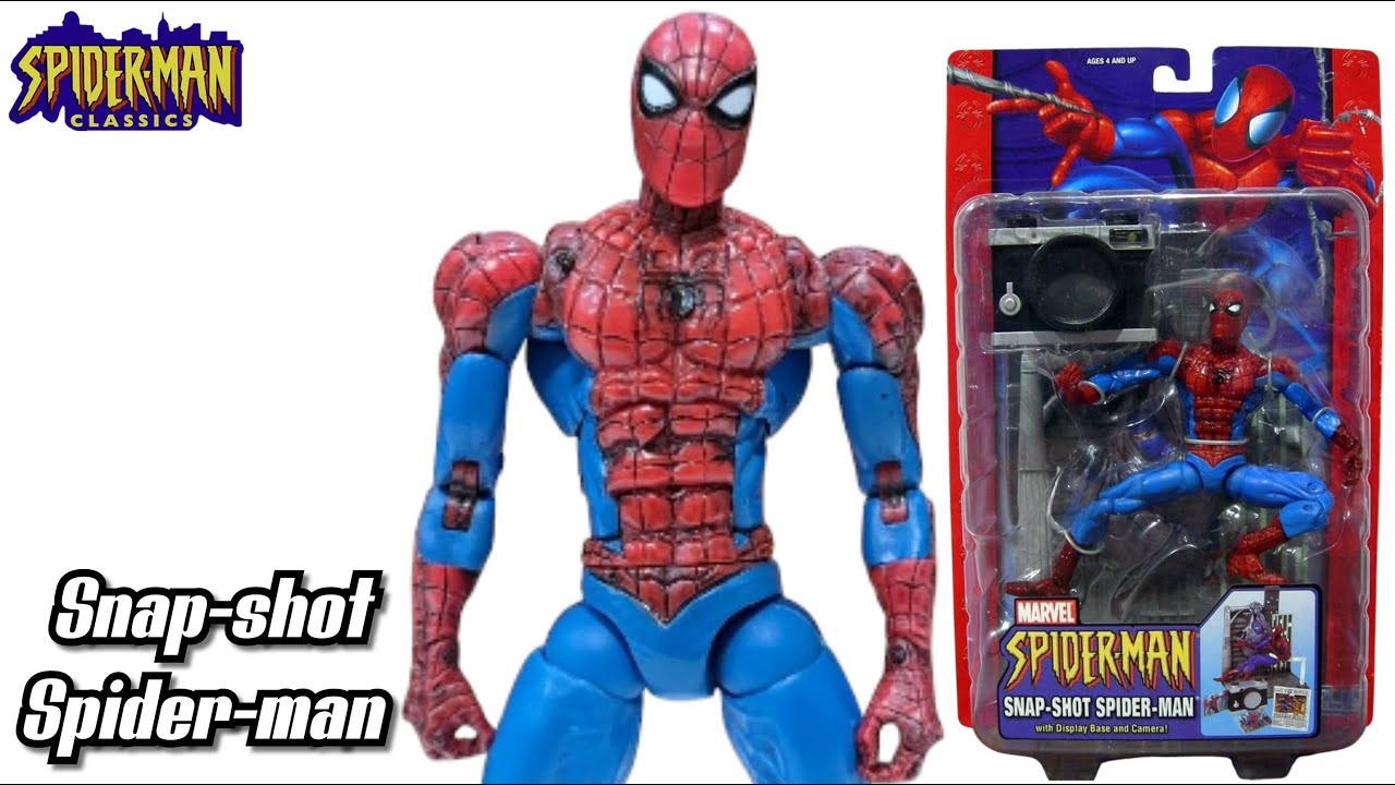 Snapped up! Toybiz Spider-man Classics Snap-Shot Spider-man - YouTube