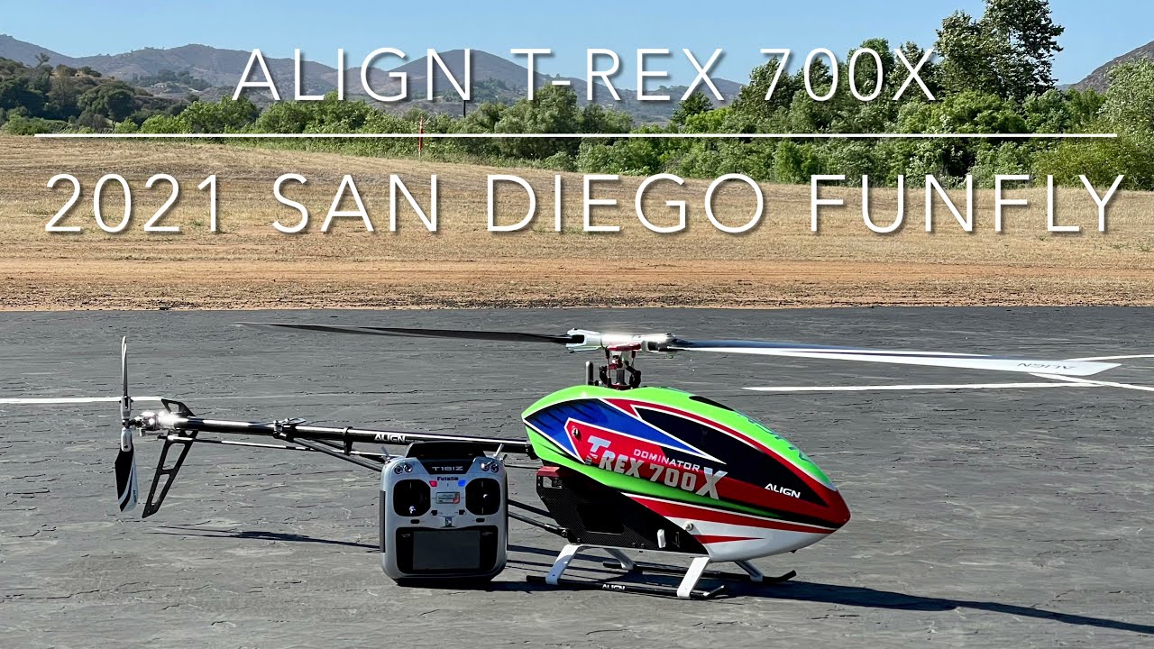 ALIGN T-Rex 700X Flight at The 2021 San Diego FunFly Ben Storick