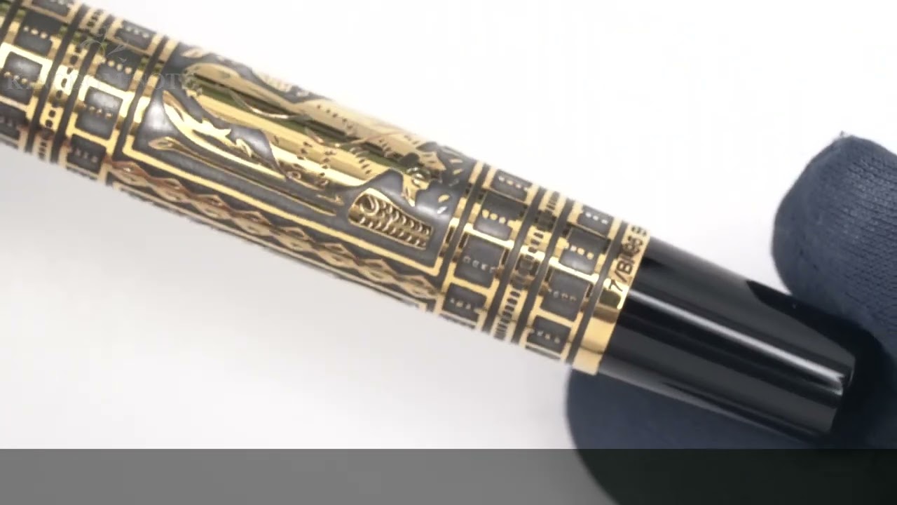 Pelikan ペリカン 万年筆 M700 トレド F - YouTube